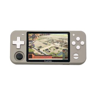 POWKIDDY RGB10 RK3326 32GB/64GB / 128GB 10000 jeux Console de jeu portable 3,5 pouces IPS HD ecran 3D Rocker jeu retro systeme Open Source - Noir 32 Go