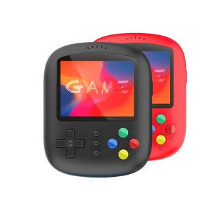 K21 Mini Console de jeu video portable retro lecteur de jeux video portable integre 620 Classic jeux prenant en charge la sortie TV - Rouge Avec Gamepad