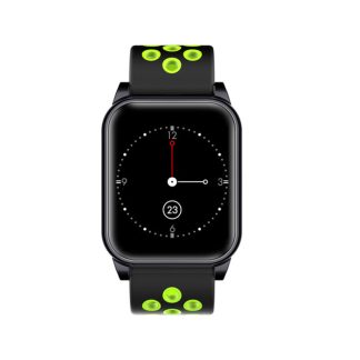 Bakeey KY112 1.35 'ecran couleur bracelet frequence cardiaque moniteur d'oxygene sanguin fitness tracker musique camera contrele montre intelligente - Vert clair