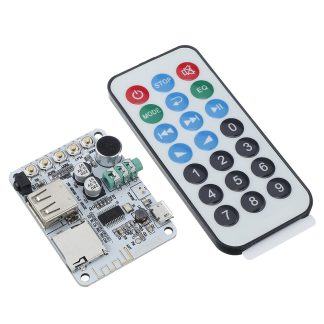 SANWUe sans fil Bluetooth Recepteur audio numerique Carte d'amplificateur avec Telecommande et Microphone