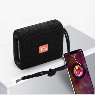 T & G TG313 Haut-parleur bluetooth portable sans fil HIFI Subwoofer de basse etanche Boombox exterieur haut-parleur stereo Mini haut-parleur - Noir