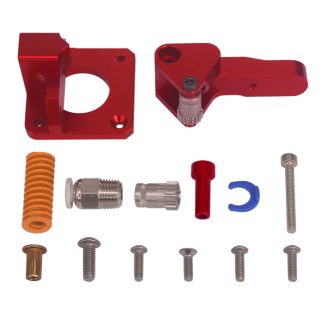 Kit d'extrudeuse e double entraenement e double entraenement en aluminium Btech ameliore avec connecteur pneumatique 1 pieces pour imprimante 3D serie Creality 3D Ender3 - Droite