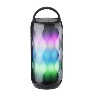 LED Colorful Haut-parleur mains libres sans fil Bluetooth portable Haut-parleur stereo HiFi etanche avec 2000mAh Batterie