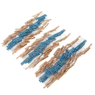 1000Pcs 100 valeurs 1 ohm-1M ohm 1W 1% Kit d'assortiment de resistance e film metallique