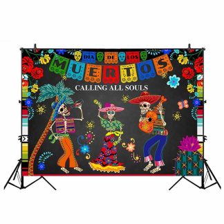 5x3FT 7x5FT appelant toutes les emes Holloween photographie toile de fond fond Studio Prop - M