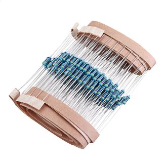 2000pcs 1 / 4W 470 ohms resistance +/- 1% ROHS1 / 4w 470R ohms resistances de film en metal / 0.25W watts film de carbone de resistance d'anneau de couleur