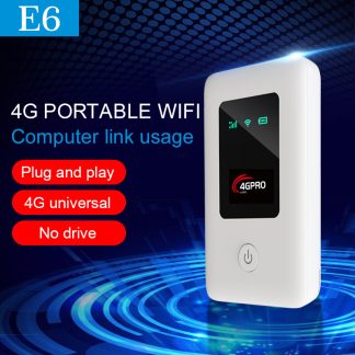 E6 PRO LTE 4G Portable Wifi multimode multibande 4G/3G MIFI Carte SIM point d'acces mobile/Dongle reseau wifi ?????? - e6a