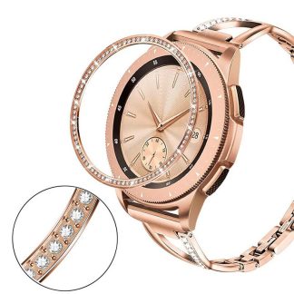 Bakeey Scandle Metal Bezel Watch Cover pour Samsung Galaxy 42mm Smart Watch - Noir