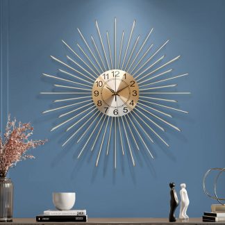 55 CM/65 CM Creative Horloge Murale Salon Decoration Horloge Menage Personnalite Salle e Manger Horloge Murale Simple e La Mode Horloge e Quartz - 55cm