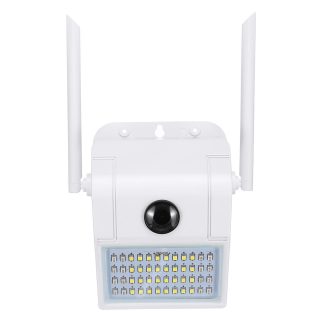 1080P 3.0MP Wifi Camera de securite sans fil LED Applique murale Spotlight Lampe de jardin etanche - Prise UK