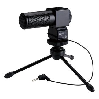 TAKSTAR SGC-698 photographie Interview Microphone condensateur camera enregistrement micro avec sortie 3.5mm pour Nikon appareil photo reflex numerique - Noir