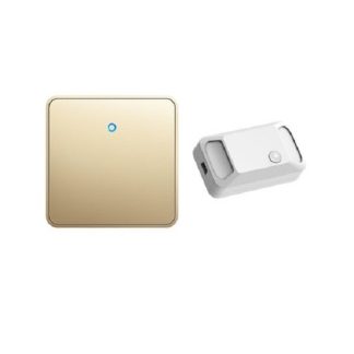 SMATRUL H9 Gold 1Gang commutateur intelligent sans fil 433Mhz 300M telecommande RF blanche