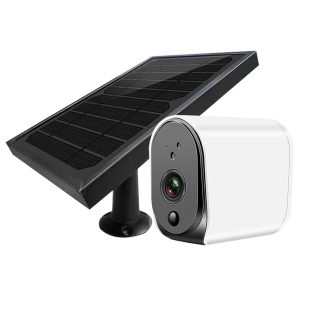 WiFi complet HD 1080P vision nocturne du panneau solaire camera IP etanche exterieur
