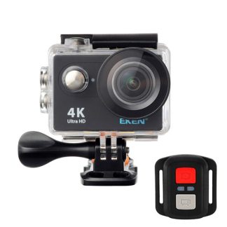 EKEN H9R Action de camera de sport etanche 4K Ultra HD 2.4G WiFi e distance sans fonction de diffusion en direct - Noir