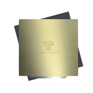 TWO TREESe 220/235 / 310mm PEI Surface de construction + plaque en acier e ressort + Base magnetique Kit d'autocollant de lit chauffant pour piece d'imprimante 3D - 310 * 310 mm