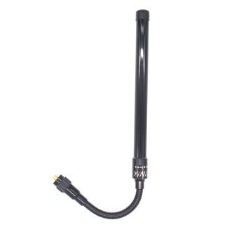 ABBREE AR-148 Goose Tube SMA-femelle double bande 144 / 430Mhz antenne tactique CS pliable pour talkie-walkie Baofeng 5R BF-888S Radio