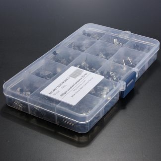 Ensemble de 600 kits d'assortiment de kit de 600 transformateurs de valeur 15 ensemble TO-92 avec boete