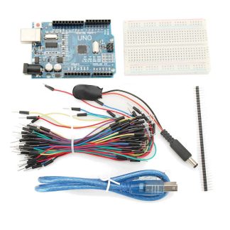UNO R3 Module Mini Breadboard Jumper Starter Kit For Basic