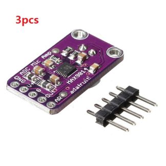 3pcs MAX9814 Module d'amplificateur AGC pour microphone haute performance CMA-4544PF-W