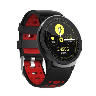 SENBONO S10 Pro 1.3 pouces ecran tactile bracelet Fitness Tracker moniteur de frequence cardiaque montre intelligente - Vert