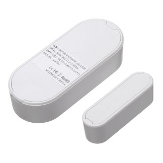 Tuya Smart WiFi capteur de porte capteur de fenetre porte ouverte / fermee detecteurs Wifi maison alarme Compatible avec Alexa Google Home Tuya APP