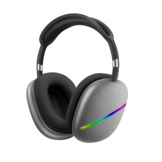 MAX10 MAX11 bluetooth casque sans fil HiFi basse stereo jeu RGB lumiere TF FM musique Cool Sport ecouteurs avec micro - Sans lumiere