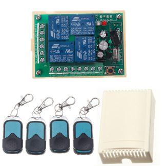 HCS301 433MHz Rolling Code Telecommande Commutateur Alimentation Sans Fil Relais Module Recepteur