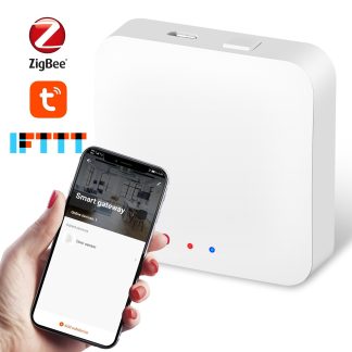 Wale Z?gBee 3.0 Smart Home Gateway Bluetooth Mesh Compatible avec les accessoires d'alarme de securite Fonctionne avec la commande vocale Alexa et Smart Life - zigbee