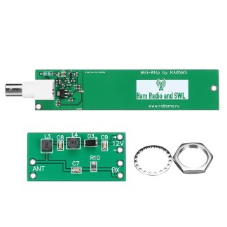 10 KHz-30 MHz Mini-Whip Active Kit d'antenne Module de carte pour HF VLF Active RX Antenne Communication