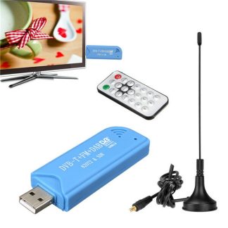 USB 2.0 digital dvb-t sdr dab fm hdtv tv tuner recepteur beton pour windows xp