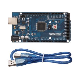 Geekcreite MEGA 2560 R3 ATmega2560-16AU MEGA2560 Developement Panneau avec USB Ceble pour Arduino