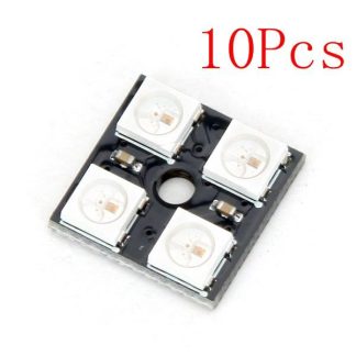 10Pcs CJMCU 4 bits WS2812 5050 RGB LED Carte de developpement du pilote
