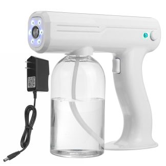 Pulverisateur de desinfection d'atomiseur de lumiere bleue rechargeable sans fil de 2600mAH Nano - Prise americaine