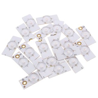 Perles de lampe SMD 60 pieces 6V avec filtre e lentille optique pour reparation TV LED 32-65 pouces