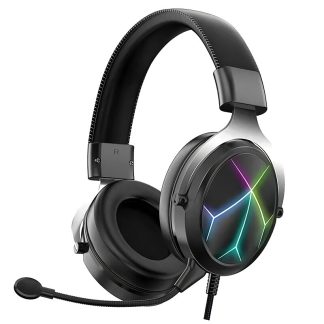 ONIKUMA X10 PRO LED RGB casque de jeu antibruit sport casque de jeu avec micro pour PC ordinateur portable Gamer - Noir
