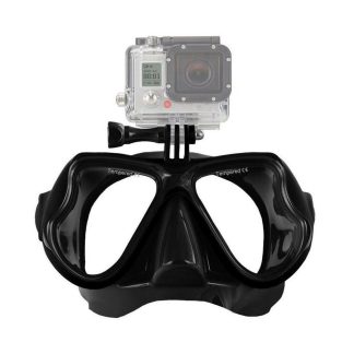 Camera Mount Diving Mask Oceanic Scuba Snorkel Lunettes de natation Goggles pour GoPro Action Camera
