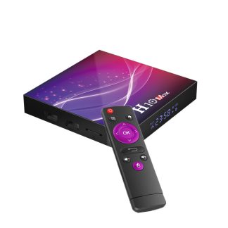 H10 MAX Allwinner H616 4 Go RAM 64GB ROM Android 10.0 4K 6K VP9-10 H.265 TV Box - EU