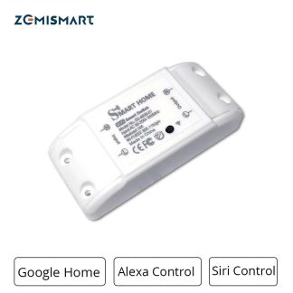 Zemismart Smart Home Wifi Switch Commande vocale par Alexa Siri DIY Modules Contrele de la minuterie On et Off Suit pour Ampoule Fan TV Etc.