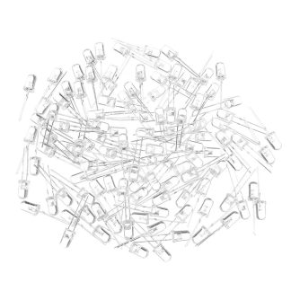 1000pcs 5mm rond violet UV LED Diode Super Bright Water Clear LED lumiere lampe couleur violette