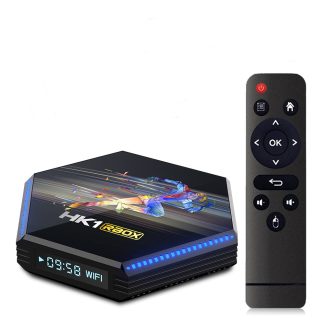 HK1 RBOX R2 Rockchip RK3566 4GB RAM 32GB ROM Android 11.0 HD 4K Smart TV Box bluetooth BT4.0 2.4G 5G WIFI Google Play Netflix Youtube Video TV BOX - EU Plug