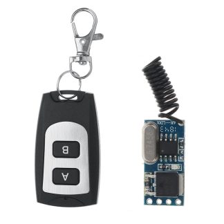 Interrupteur de telecommande de tension de sortie miniature 315MHZ 3.7V-12V pour moteur / serrures de porte / contrele d'eclairage LED