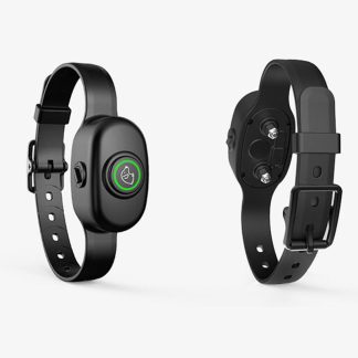 Bakeey IPx7 etanche Pet Chien Chat Formation Collier Flexible Beton LCD ecran Surveillance Automatique - Orange sombre