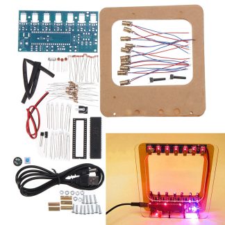 DC4.5-5.5V DIY Laser Harp Kit Corde DIY Kit Clavier Pieces electroniques 7 Cordes electronique DIY Kit Technologie Piano Boete e Musique