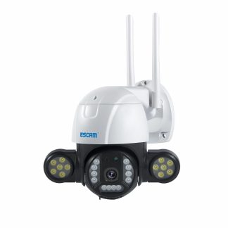 ESCAM QF233 3MP PTZ H.265 WIFI Camera IP Point fixe Cruise 4 xZoom Dual Light IP66 Detection de capteur de mouvement etanche Voix bidirectionnelle Intelligent Vision nocturne e double lumiere ONVIF - Prise UE
