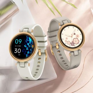 Bakeey QR01 1,09 pouce IPS HD ecran tactile complet G-Sensor Moniteur de frequence cardiaque Tensiometre Modes multisports IP67 Montre intelligente etanche BT5.0 - Blanc