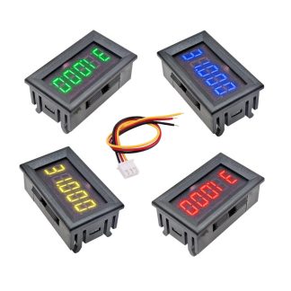 DC 4 V-30 V 0.36 pouces 5 chiffres Mini LED affichage voltmetre numerique detecteur de tension panneau metre haute precision 3 fils - Vert