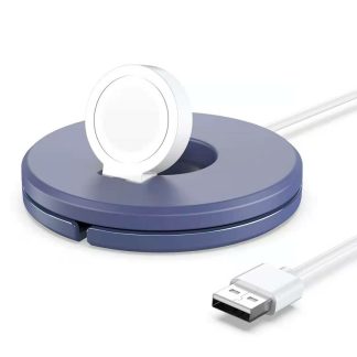 Bakeey Stockage de ceble de chargeur de charge de quai debout e 75 e pour Apple Watch 1-6 SE - Bleu