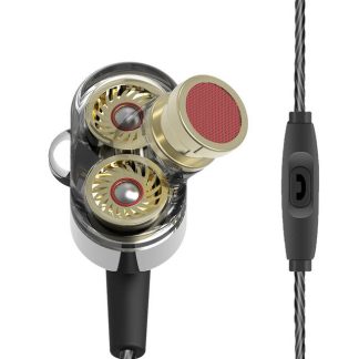 QKZ KD2 dans l'oreille Hifi 3.5mm Jack Stereo ecouteur Casque avec Microphone Ligne Contrele - b