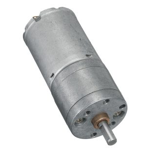 370 Le moteur du reducteur a brosse le moteur 25 de reducteur de C.C e vitesse lente en metal