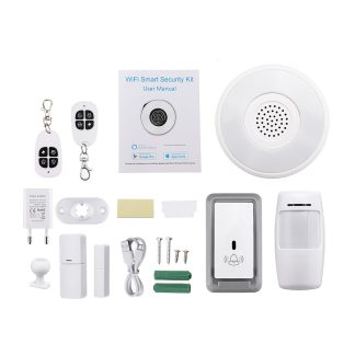 Passerelle du kit dealarme Smart Home Alexa WiFi par Smart Life Tuya Smart App Control